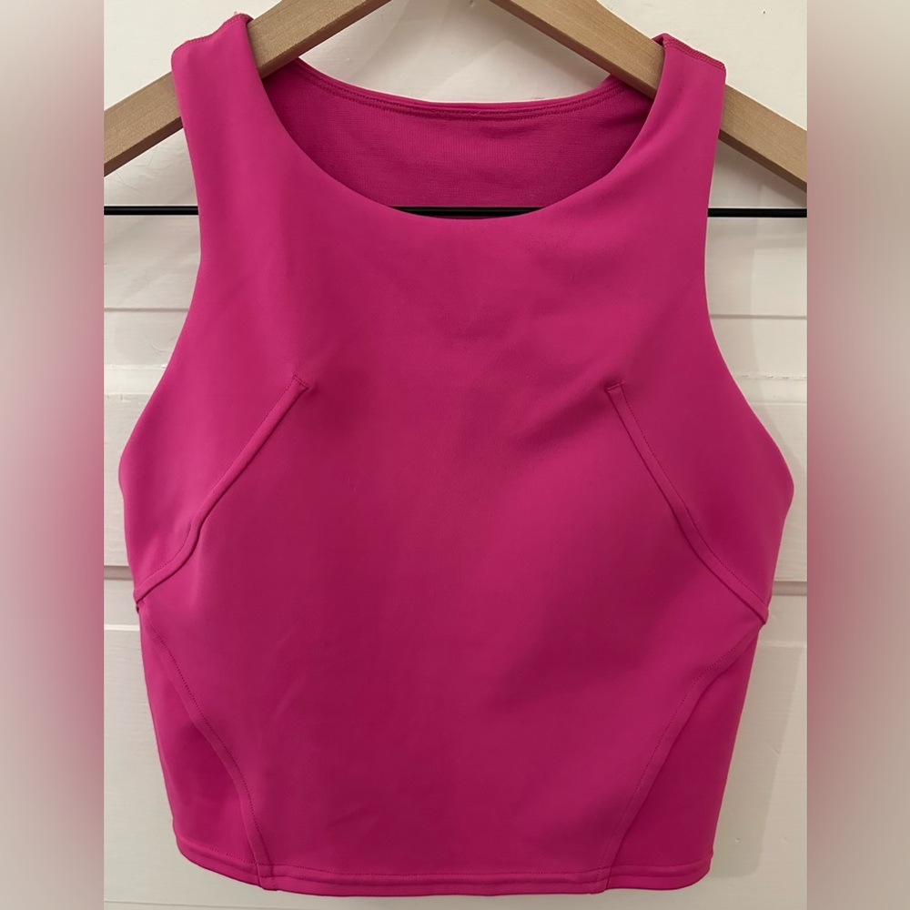 Lululemon Invigorate Training Tank Top Sonic Pink Sz 4